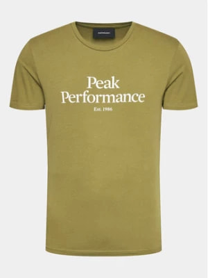 Zdjęcie produktu Peak Performance T-Shirt Original G77692390 Zielony Slim Fit