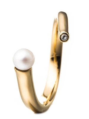 Zdjęcie produktu Pearlissimo Pozłacany pierścionek rozmiar: 60