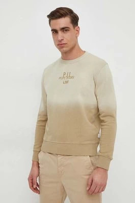 Zdjęcie produktu Pepe Jeans bluza bawełniana Rowon męska kolor beżowy wzorzysta