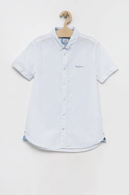 Zdjęcie produktu Pepe Jeans koszula bawełniana dziecięca Misterton kolor biały