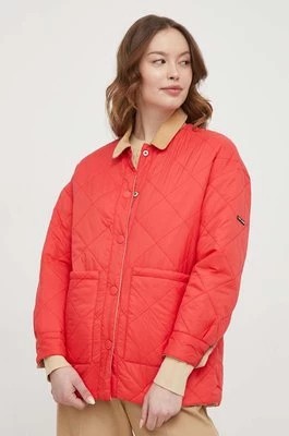Zdjęcie produktu Pepe Jeans kurtka dwustronna damska kolor czerwony przejściowa