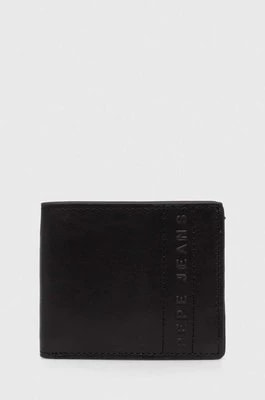 Zdjęcie produktu Pepe Jeans portfel skórzany męski kolor czarny