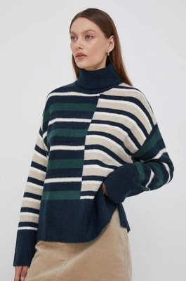 Zdjęcie produktu Pepe Jeans sweter z domieszką wełny damski ciepły z golfem