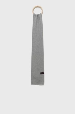 Zdjęcie produktu Pepe Jeans szalik z domieszką wełny kolor szary gładki