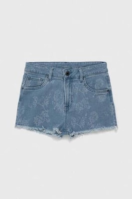 Zdjęcie produktu Pepe Jeans szorty jeansowe dziecięce kolor niebieski wzorzyste regulowana talia