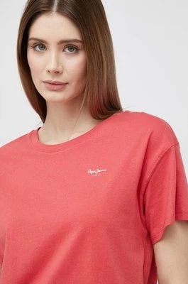 Zdjęcie produktu Pepe Jeans t-shirt bawełniany Wimani kolor czerwony