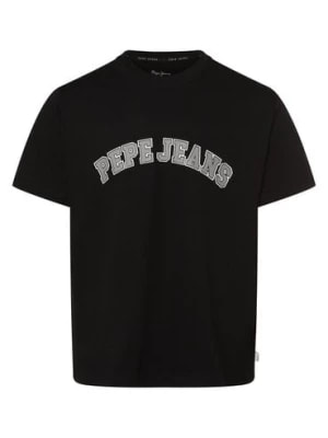 Zdjęcie produktu Pepe Jeans T-shirt męski Mężczyźni Bawełna czarny nadruk,