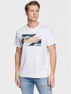 Zdjęcie produktu Pepe Jeans T-Shirt Rederick PM508685 Biały Regular Fit