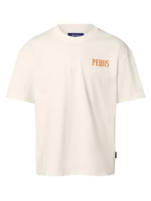 Zdjęcie produktu PEQUS T-shirt męski Mężczyźni Bawełna biały nadruk,
