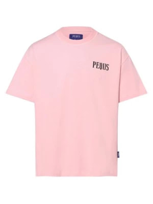 Zdjęcie produktu PEQUS T-shirt męski Mężczyźni Bawełna różowy nadruk,