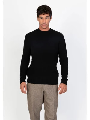Zdjęcie produktu Perfect Cashmere Kaszmirowy sweter "Aidan" w kolorze czarnym rozmiar: M