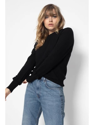 Zdjęcie produktu Perfect Cashmere Kaszmirowy sweter "Luing" w kolorze czarnym rozmiar: L