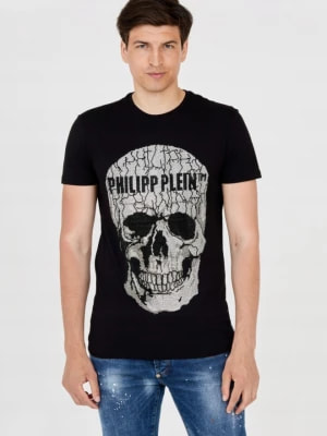 Zdjęcie produktu PHILIPP PLEIN T-shirt czarny z czaszką