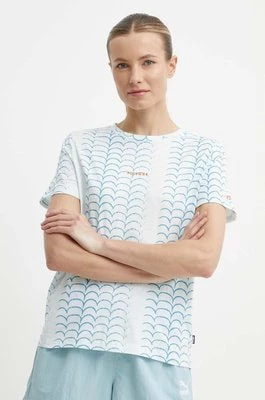 Zdjęcie produktu Picture t-shirt bawełniany Aulden damski kolor niebieski WTS434