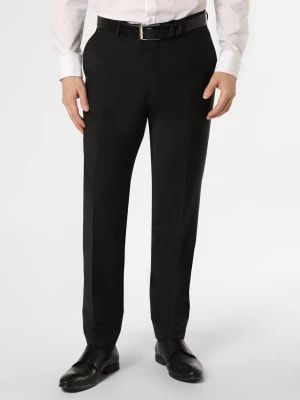 Zdjęcie produktu Pierre Cardin Męskie spodnie od garnituru modułowego Mężczyźni Regular Fit czarny jednolity,