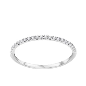 Zdjęcie produktu Pierścionek z białego złota z diamentami - YES Rings YES Rings - Biżuteria YES