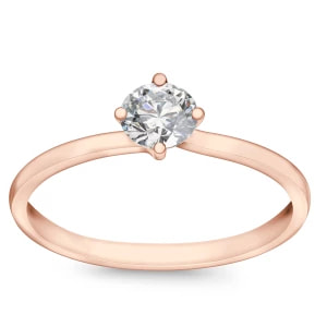 Zdjęcie produktu Pierścionek z różowego złota z diamentem laboratoryjnym YES Responsible Diamond - Valentine Valentine - Biżuteria YES