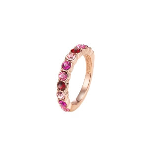 Zdjęcie produktu Pierścionek z różowymi kryształami preciosa Holiday