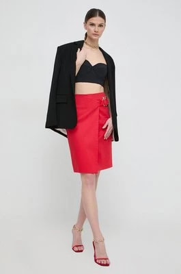 Zdjęcie produktu Pinko spódnica kolor czerwony mini rozkloszowana 103081.A1L2