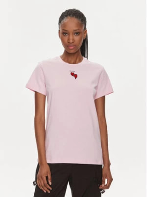 Zdjęcie produktu Pinko T-Shirt 100789 A1P8 Różowy Regular Fit