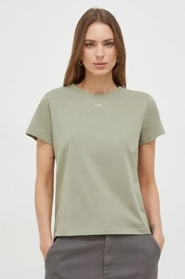 Zdjęcie produktu Pinko t-shirt bawełniany damski kolor zielony 100373.A1N8