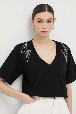 Zdjęcie produktu Pinko t-shirt bawełniany kolor czarny