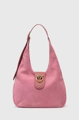 Zdjęcie produktu Pinko torebka zamszowa kolor różowy 103275 A0YG