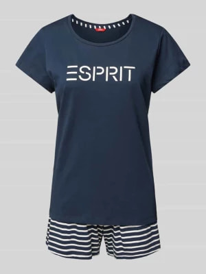 Zdjęcie produktu Piżama z nadrukiem z logo model ‘MIA’ Esprit
