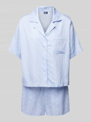 Zdjęcie produktu Piżama ze wzorem z logo na całej powierzchni Polo Ralph Lauren