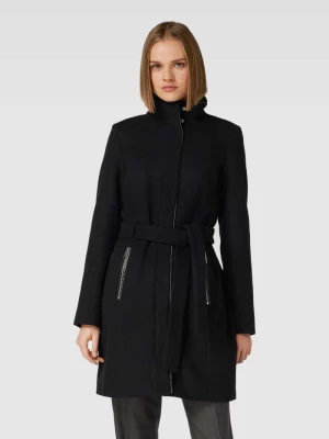 Zdjęcie produktu Płaszcz z wiązanym paskiem damski model ‘BESSY’ Vero Moda Outdoor