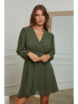 Zdjęcie produktu Plume Sukienka "Lumiere" w kolorze khaki rozmiar: M