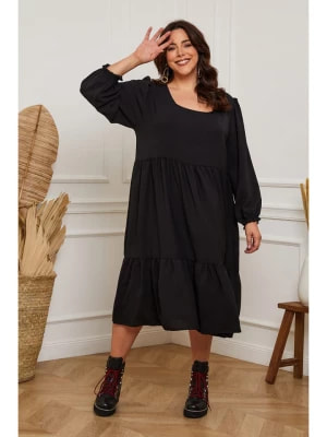 Zdjęcie produktu Plus Size Company Sukienka "Arnis" w kolorze czarnym rozmiar: 44