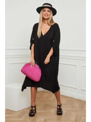 Zdjęcie produktu Plus Size Company Sukienka "Gandy" w kolorze czarnym rozmiar: 42