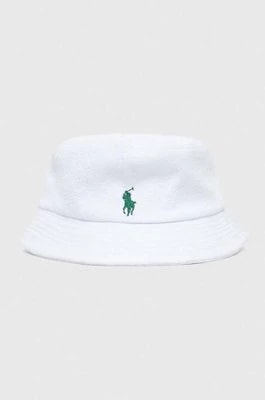 Zdjęcie produktu Polo Ralph Lauren kapelusz bawełniany kolor biały bawełniany