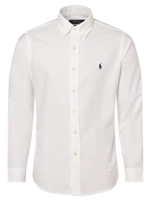Zdjęcie produktu Polo Ralph Lauren Koszula męska Mężczyźni Modern Fit Bawełna biały jednolity button down,