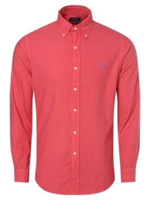 Zdjęcie produktu Polo Ralph Lauren Koszula męska Mężczyźni Modern Fit Bawełna pomarańczowy|wyrazisty róż|czerwony jednolity button down,