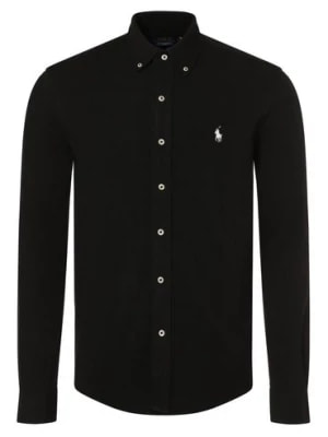 Zdjęcie produktu Polo Ralph Lauren Koszula męska Mężczyźni Regular Fit Bawełna czarny jednolity button down,