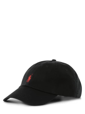 Zdjęcie produktu Polo Ralph Lauren Męska czapka z daszkiem Mężczyźni Bawełna czarny jednolity,