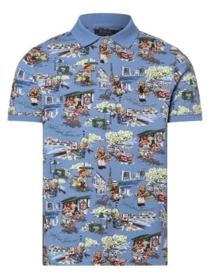 Zdjęcie produktu Polo Ralph Lauren Męska koszulka polo Mężczyźni Bawełna niebieski|wielokolorowy wzorzysty,