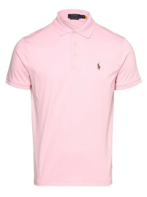 Zdjęcie produktu Polo Ralph Lauren Męska koszulka polo Mężczyźni Dżersej różowy jednolity,