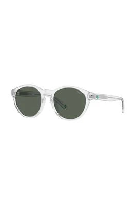 Zdjęcie produktu Polo Ralph Lauren okulary przeciwsłoneczne dziecięce kolor biały 0PP9505U