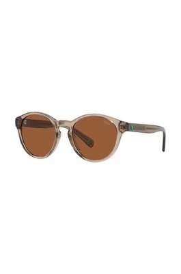 Zdjęcie produktu Polo Ralph Lauren okulary przeciwsłoneczne dziecięce kolor brązowy 0PP9505U