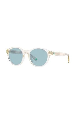 Zdjęcie produktu Polo Ralph Lauren okulary przeciwsłoneczne dziecięce kolor niebieski 0PP9505U