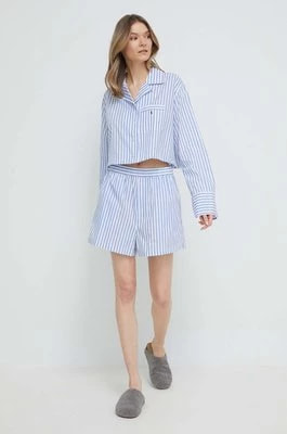 Zdjęcie produktu Polo Ralph Lauren piżama bawełniana kolor niebieski bawełniana