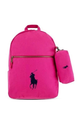 Zdjęcie produktu Polo Ralph Lauren plecak dziecięcy kolor różowy mały gładki