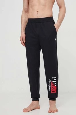 Zdjęcie produktu Polo Ralph Lauren spodnie dresowe kolor czarny z nadrukiem