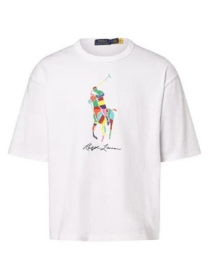 Zdjęcie produktu Polo Ralph Lauren T-shirt męski Mężczyźni Bawełna biały nadruk,