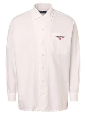 Zdjęcie produktu Polo Sport Koszula męska Mężczyźni Regular Fit Bawełna biały jednolity,