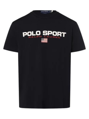 Zdjęcie produktu Polo Sport Koszulka męska Mężczyźni Bawełna niebieski nadruk,