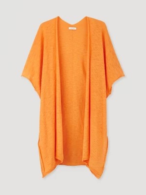 Zdjęcie produktu Hessnatur Ponczo w kolorze pomarańczowym rozmiar: onesize
